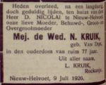 Kruijk Adrianus 1846-1919 NBC-13-07-1919 (rouwadv. echtgenote).jpg